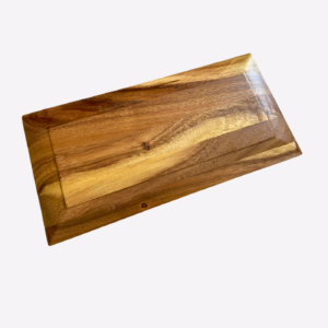 Bistro Style Acacia Wood Rectangle Platter Bottom side