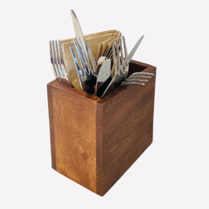 Cutlery Holder Acacia Wood