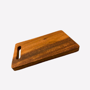 Medium size rectangle acacia wood board with handle